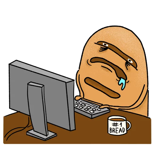 🤓 Стикер «Bread» для Telegram