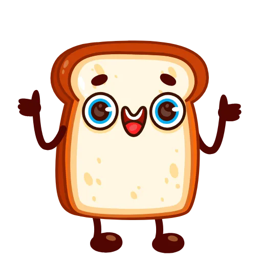 👍 Стикер «Bread Toast» для Telegram