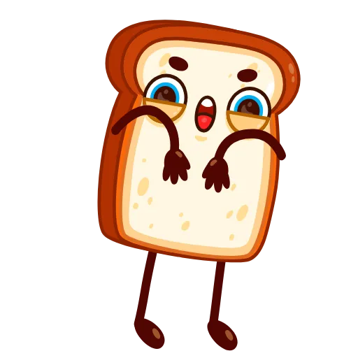🤨 Стикер «Bread Toast» для Telegram