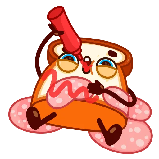 🤤 Стикер «Bread Toast» для Telegram
