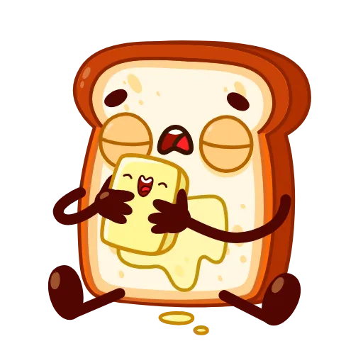 🙌 Стикер «Bread Toast» для Telegram