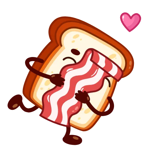 😘 Стикер «Bread Toast» для Telegram