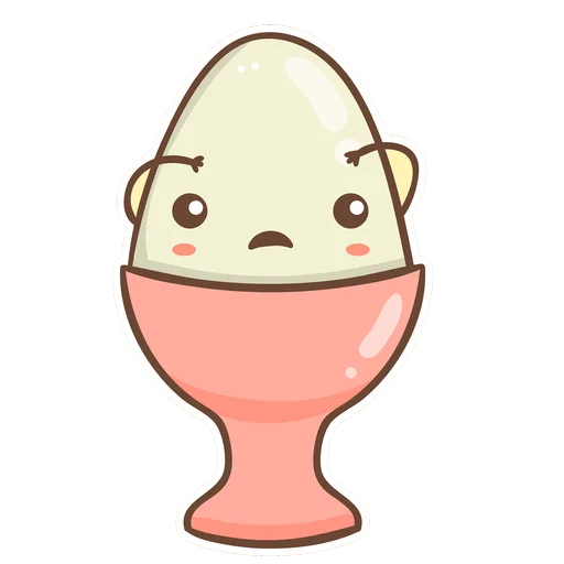 😆 Стикер «Завтрак Time» для Telegram