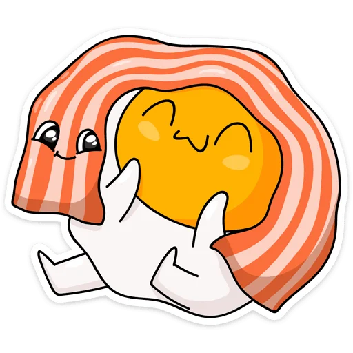 ☺️ Стикер «Завтрак» для Telegram
