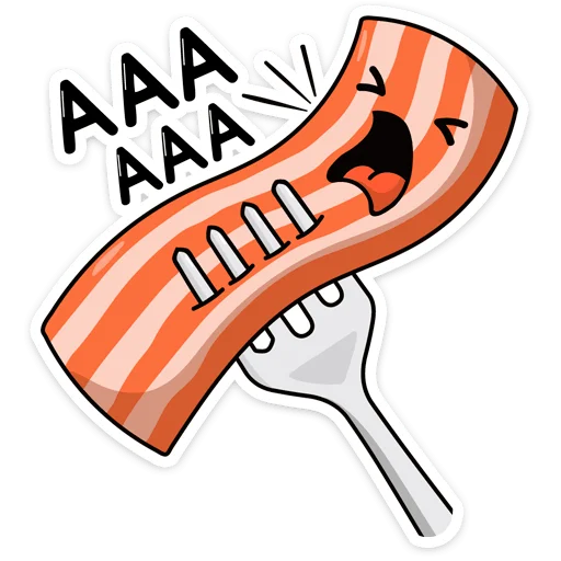 🙈 Стикер «Завтрак» для Telegram