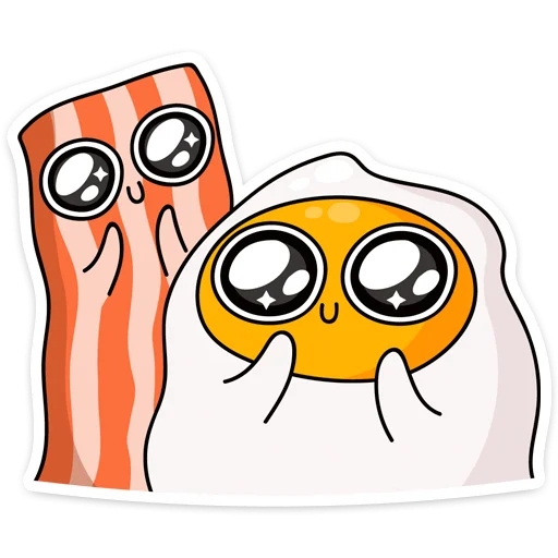 🥺 Стикер «Завтрак» для Telegram