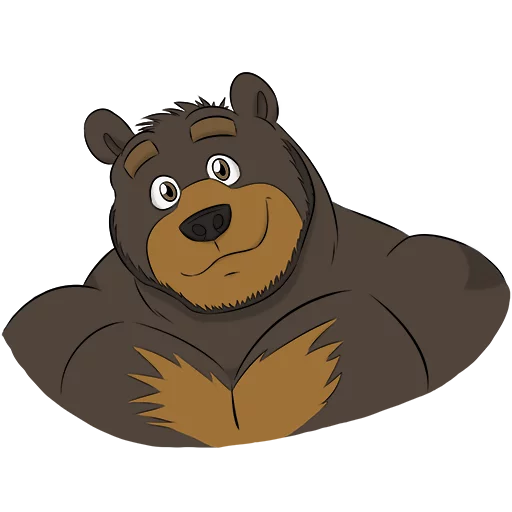 Стикерпак Bresnan Bear для Telegram