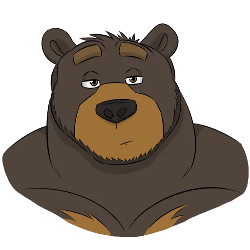 😐 Стикер «Bresnan Bear» для Telegram