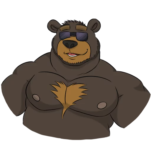 😎 Стикер «Bresnan Bear» для Telegram