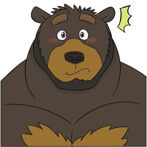 😯 Стикер «Bresnan Bear» для Telegram