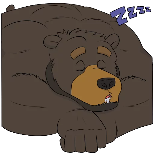 😴 Стикер «Bresnan Bear» для Telegram