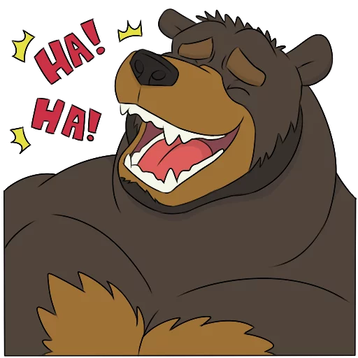 😆 Стикер «Bresnan Bear» для Telegram