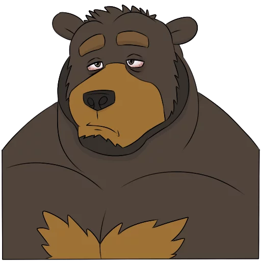 😞 Стикер «Bresnan Bear» для Telegram