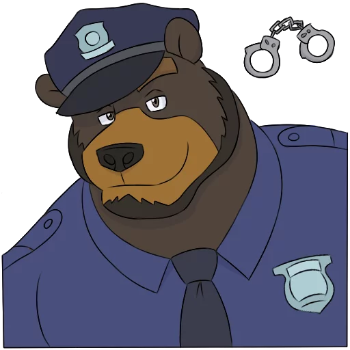 👨 Стикер «Bresnan Bear» для Telegram