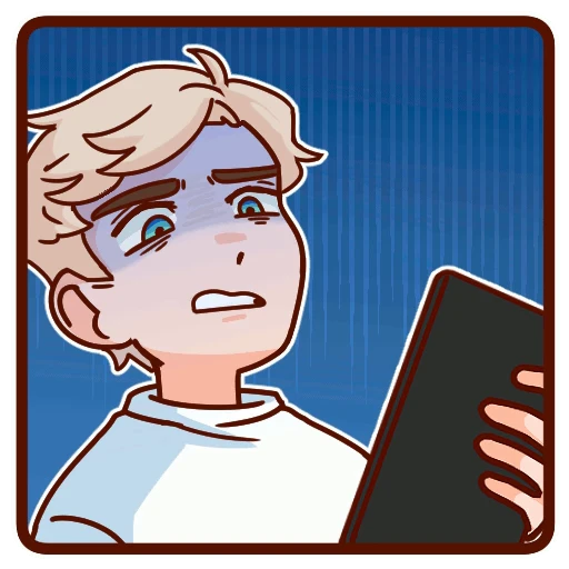 😰 Стикер «brff онямэ» для Telegram