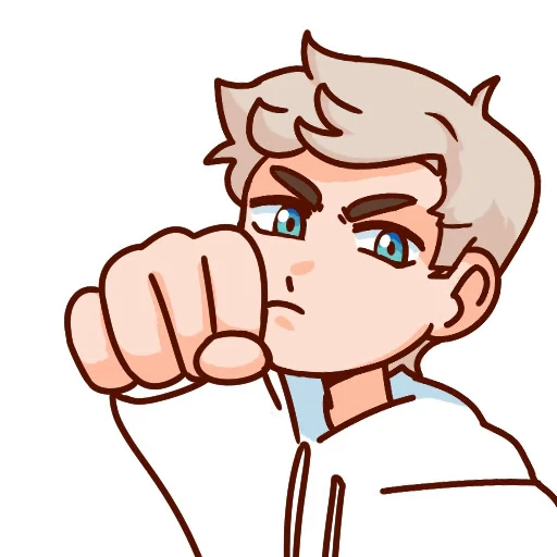 👊 Стикер «brff онямэ» для Telegram
