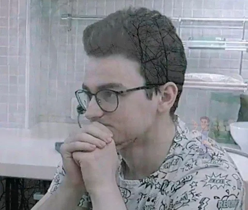 😔 Стикер «Брайн и настя 2» для Telegram