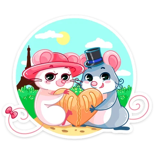 Стикерпак Бри и Блю для Telegram — скачать