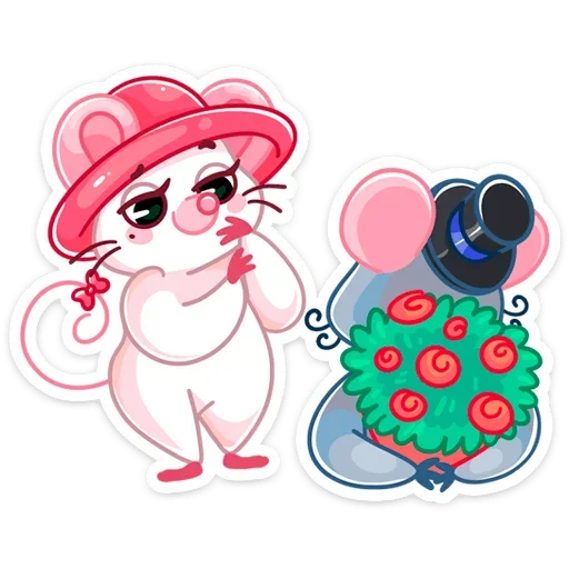 💐 Стикер «Бри и Блю» для Telegram