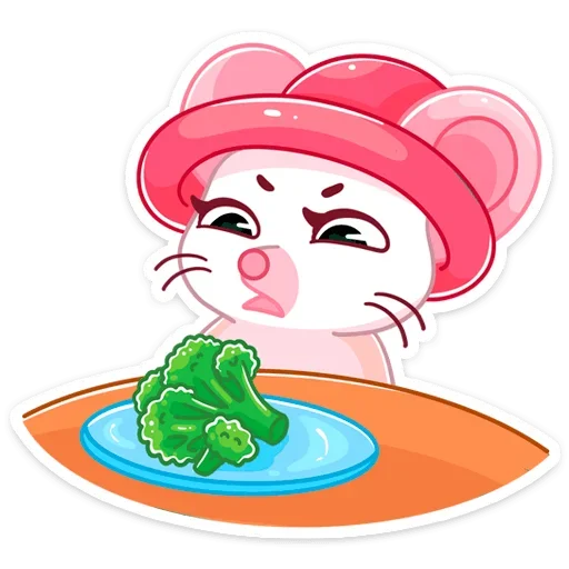 🥦 Стикер «Бри и Блю» для Telegram