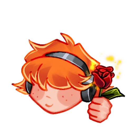 🌹 Стикер «Брифер» для Telegram