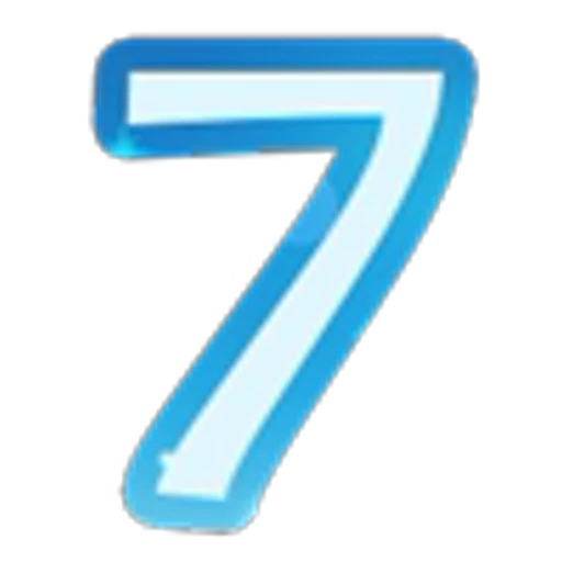 7️⃣ Эмодзи «Bright Sky Font» для Telegram