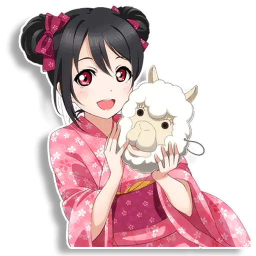 😊 Стикер «Nico love live» для Telegram