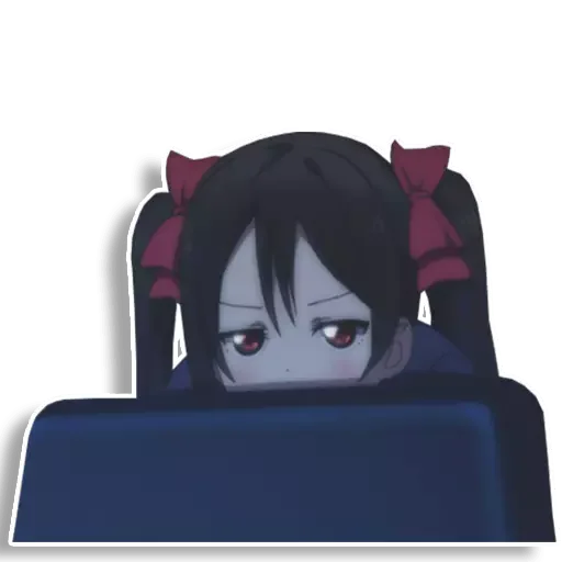 😬 Стикер «Nico love live» для Telegram