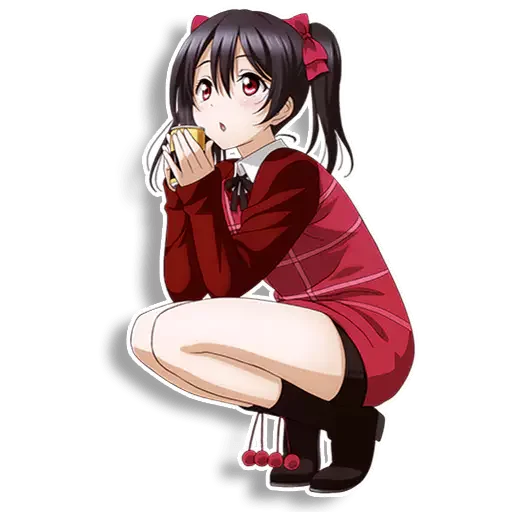 😈 Стикер «Nico love live» для Telegram