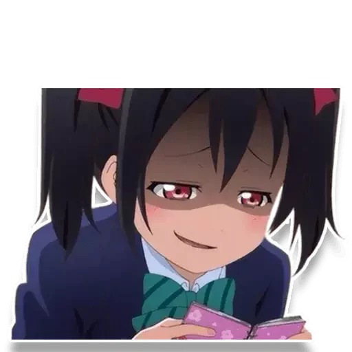 😈 Стикер «Nico love live» для Telegram