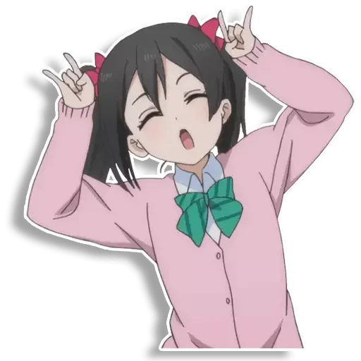 🥳 Стикер «Nico love live» для Telegram