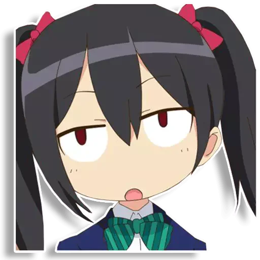 🤥 Стикер «Nico love live» для Telegram