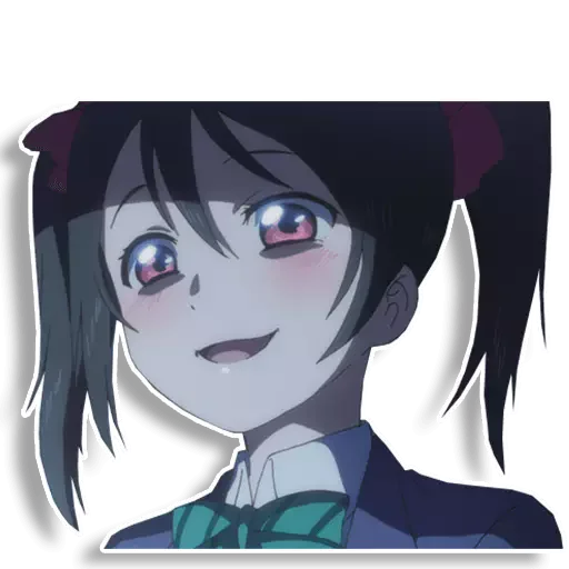 😜 Стикер «Nico love live» для Telegram