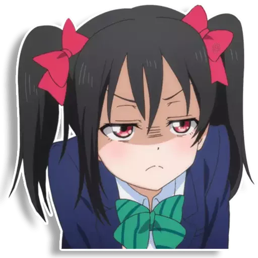 😒 Стикер «Nico love live» для Telegram