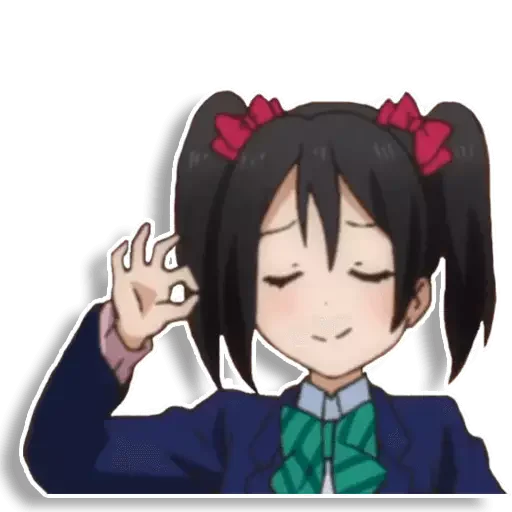 😕 Стикер «Nico love live» для Telegram