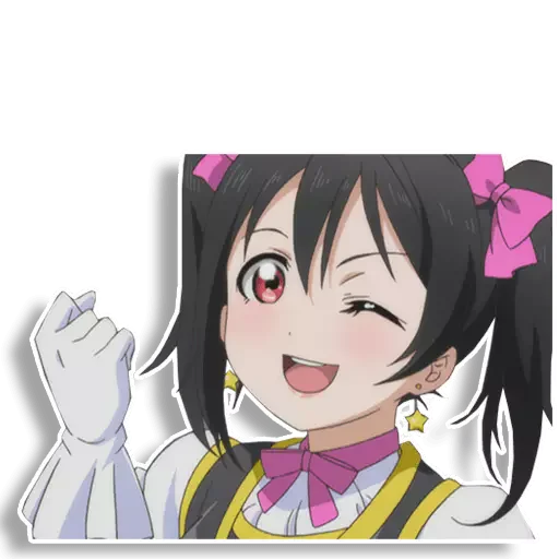 😲 Стикер «Nico love live» для Telegram