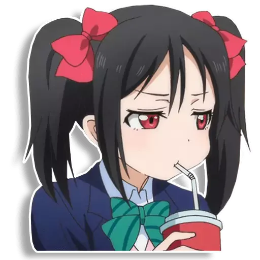😒 Стикер «Nico love live» для Telegram