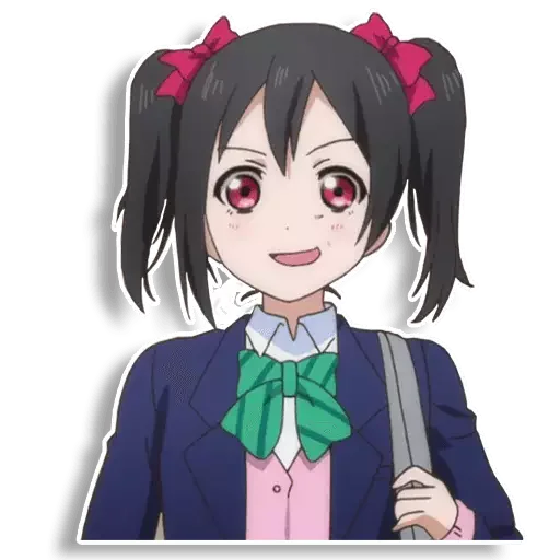 😕 Стикер «Nico love live» для Telegram