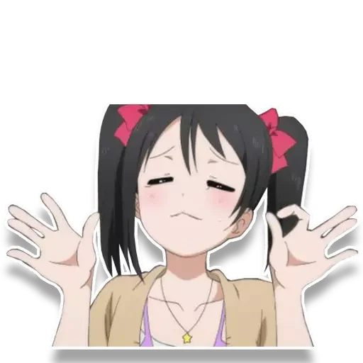 🤷‍♂ Стикер «Nico love live» для Telegram