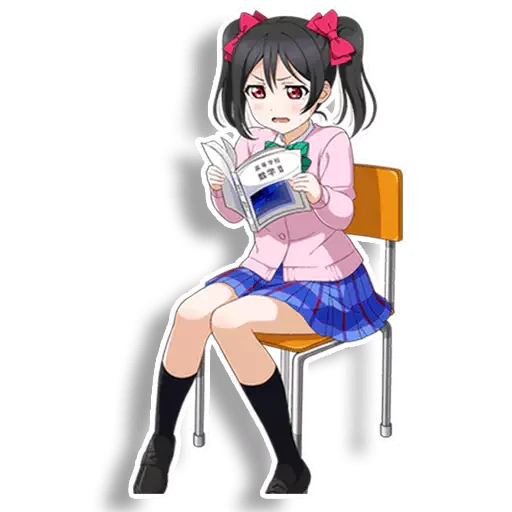 🤔 Стикер «Nico love live» для Telegram