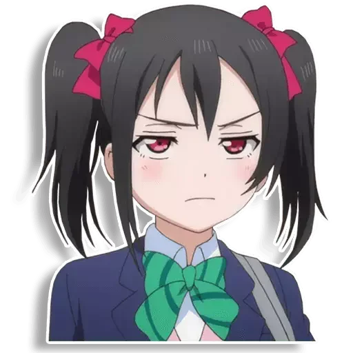 😡 Стикер «Nico love live» для Telegram