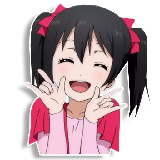 😀 Стикер «Nico love live» для Telegram