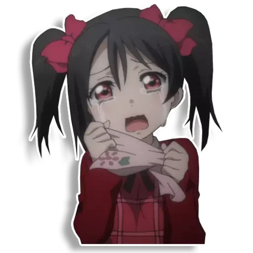 😔 Стикер «Nico love live» для Telegram