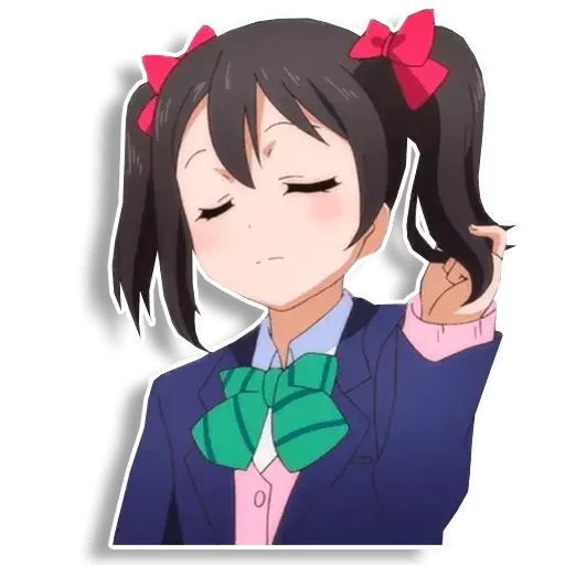 😒 Стикер «Nico love live» для Telegram