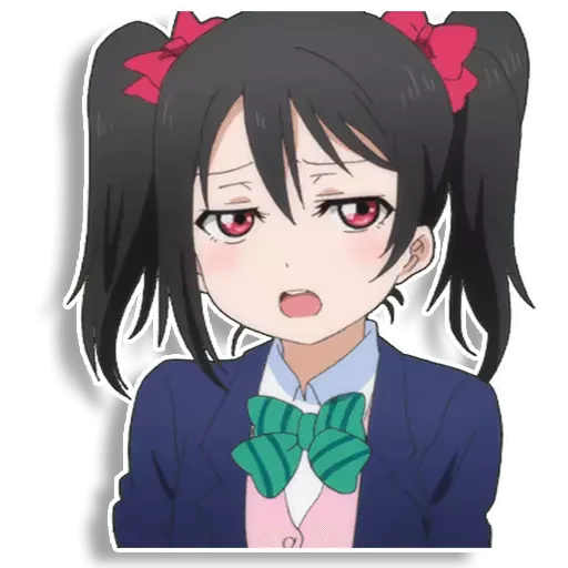 Стикерпак Nico love live для Telegram