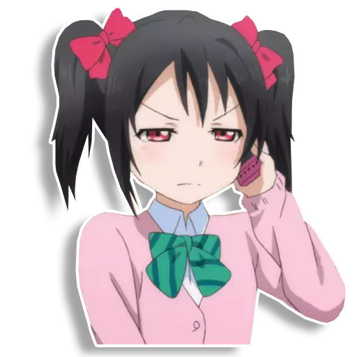 😬 Стикер «Nico love live» для Telegram