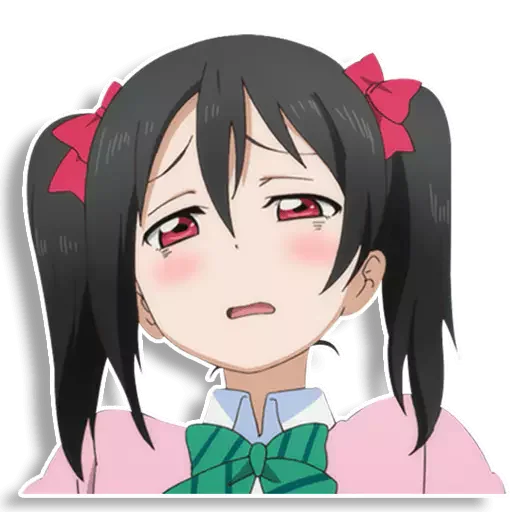 😢 Стикер «Nico love live» для Telegram