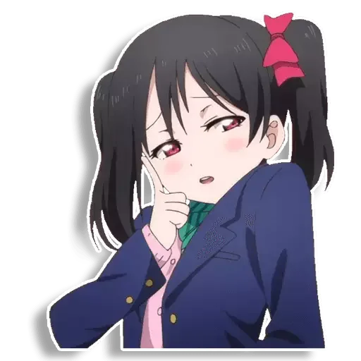 🤔 Стикер «Nico love live» для Telegram