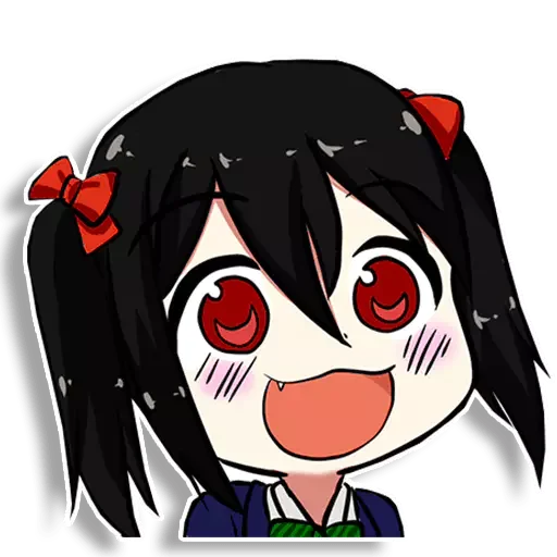 😝 Стикер «Nico love live» для Telegram