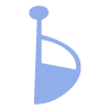 Стикер 30 pastel letters